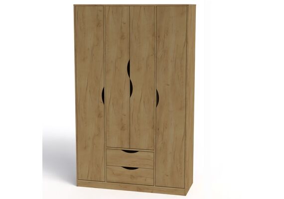 Шкаф для одежды LOVE, Цвет каркаса: Дуб Крафт золотой 