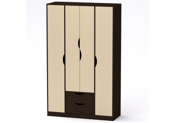 Шкаф для одежды LOVE, Цвет каркаса: Венге комби 