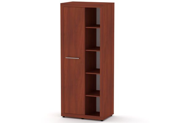 Шкаф с открытыми полками МГ-1, Цвет каркаса: Яблоня 