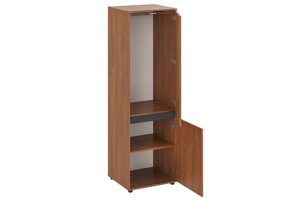 Шкаф-пенал для одежды - 26, Цвет каркаса: Яблоня - фото 2