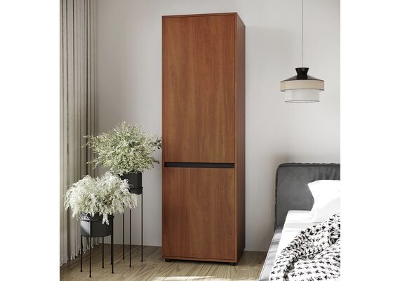 Шкаф-пенал для одежды - 26, Цвет каркаса: Яблоня - фото 3