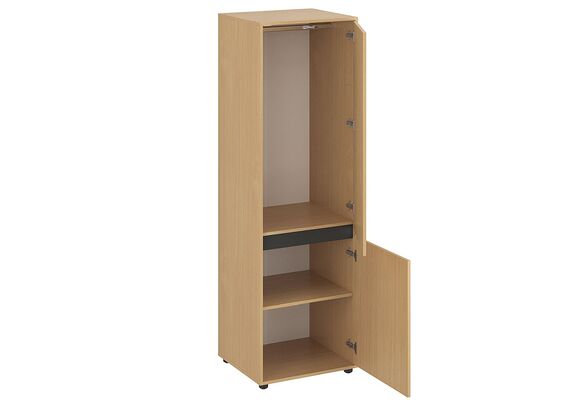 Шкаф-пенал для одежды - 26, Цвет каркаса: Бук - фото 2