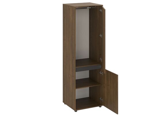 Шкаф-пенал для одежды - 26, Цвет каркаса: Орех - фото 2