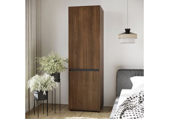 Шкаф-пенал для одежды - 26, Цвет каркаса: Орех - фото 3