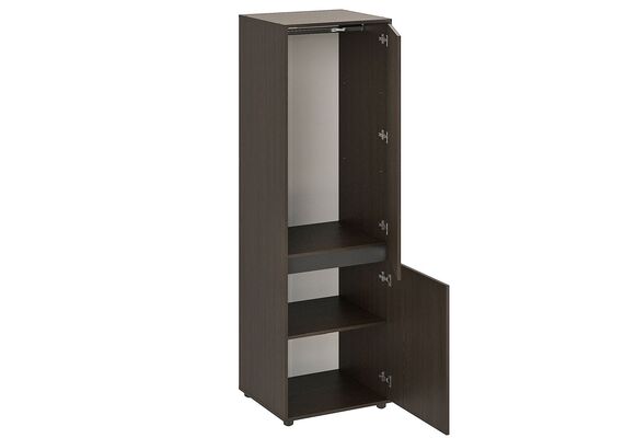 Шкаф-пенал для одежды - 26, Цвет каркаса: Венге - фото 2