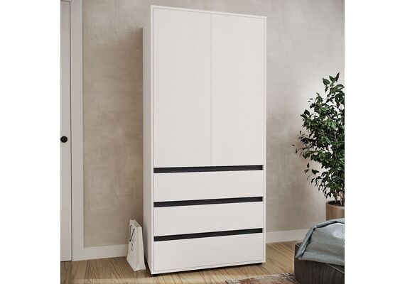 Шафа розпашна для одягу - 27, Колір каркасу: Німфея Альба - фото 2