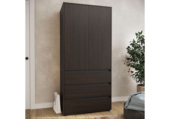 Шкаф распашной для одежды - 27, Цвет каркаса: Венге - фото 2