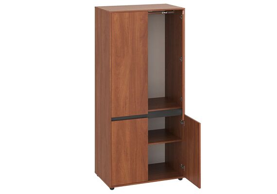 Шафа розпашна для одягу - 28, Колір каркасу: Яблуня - фото 2