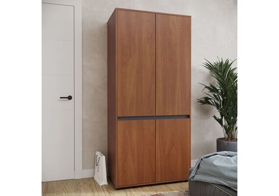 Шафа розпашна для одягу - 28, Колір каркасу: Яблуня - фото 3