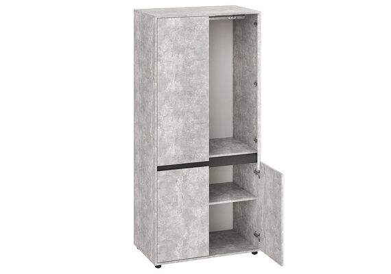 Шафа розпашна для одягу - 28, Колір каркасу: Ательє світлий - фото 2