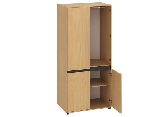 Шафа розпашна для одягу - 28, Колір каркасу: Бук - фото 2