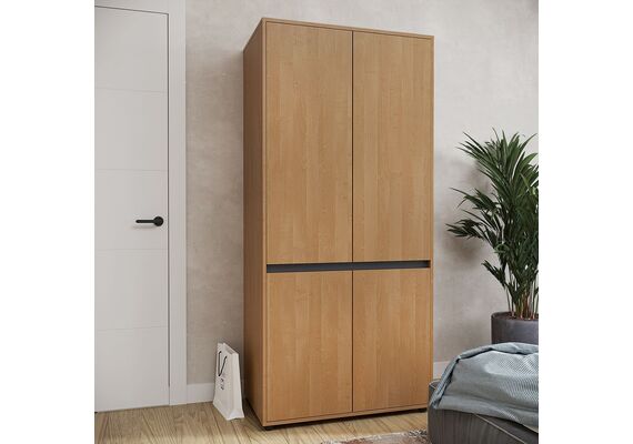 Шафа розпашна для одягу - 28, Колір каркасу: Вільха - фото 3