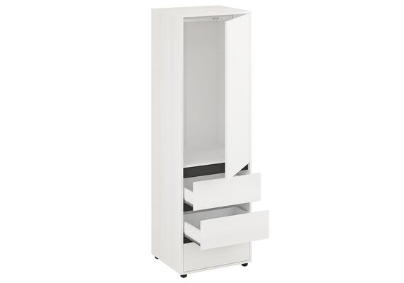 Шкаф-пенал для одежды - 25, Цвет каркаса: Нимфея Альба - фото 2