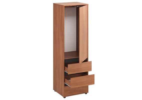 Шкаф-пенал для одежды - 25, Цвет каркаса: Яблоня - фото 2