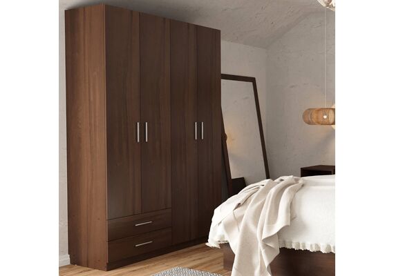 Шкаф распашной для одежды - 14, Цвет каркаса: Венге комби - фото 2