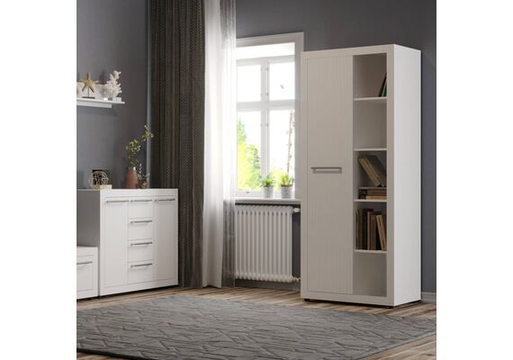 Шкаф с открытыми полками МГ-1, Цвет каркаса: Ольха - фото 2