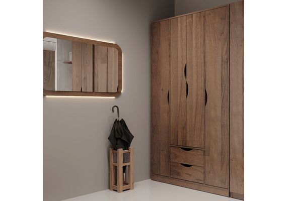 Шкаф для одежды LOVE, Цвет каркаса: Нимфея Альба - фото 2