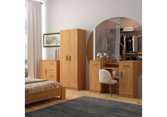 Шафа-пенал для одягу - 11, Колір каркасу: Бук - фото 2