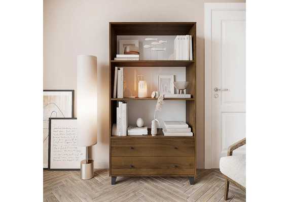 Книжный шкаф - 26, Цвет каркаса: Дуб Сонома - фото 2