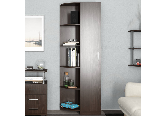 Шафа-пенал для книг - 8, Колір каркасу: Венге - фото 2