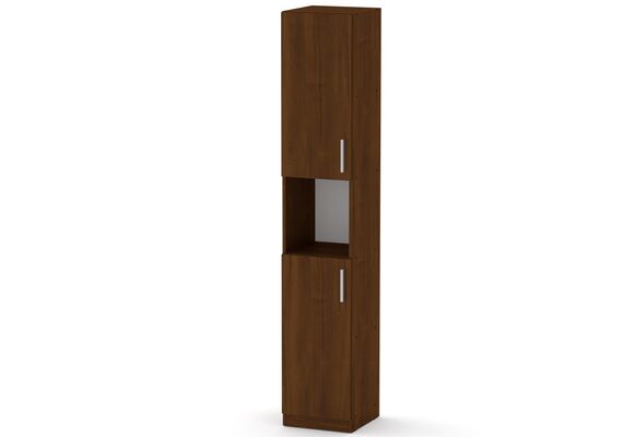 Шафа-пенал для книг - 10, Колір каркасу: Горіх 