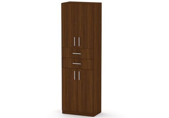 Шафа-пенал для книг - 11, Колір каркасу: Горіх 