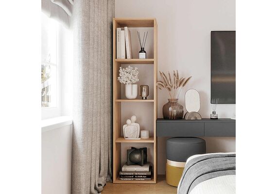 Стелаж для книг КШ-23, Колір каркасу: Яблуня - фото 2