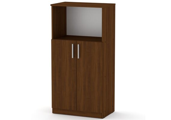 Книжкова шафа - 15, Колір каркасу: Горіх 