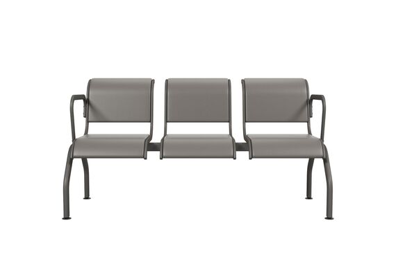 Стулья секционные 3-х местные «РИМ 321» с мягкими накладками - фото 2