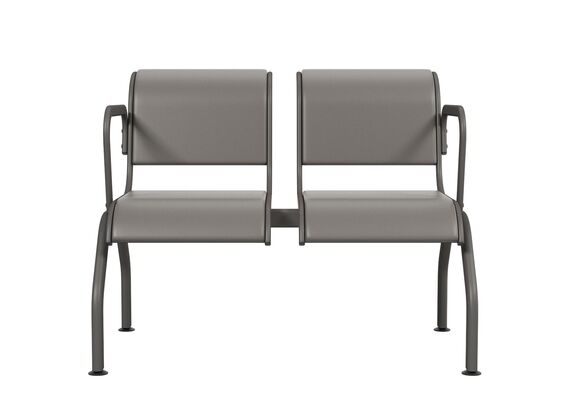 Стулья секционные 2-х местные «РИМ 221» с мягкими накладками - фото 2