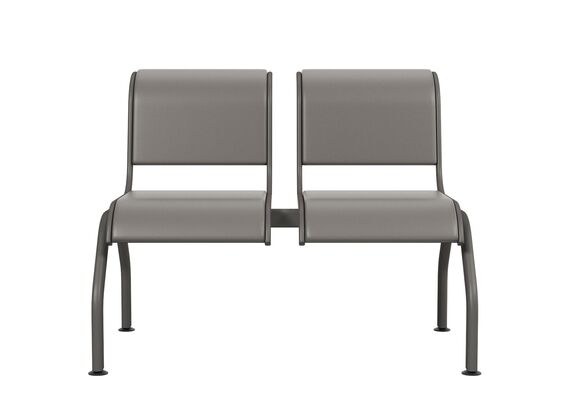 Стулья секционные 2-х местные «РИМ 201» с мягкими накладками - фото 2