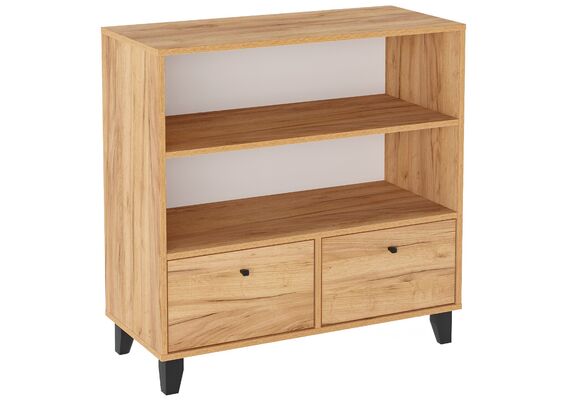 Книжкова шафа - 25, Колір каркасу: Дуб Крафт золотий 