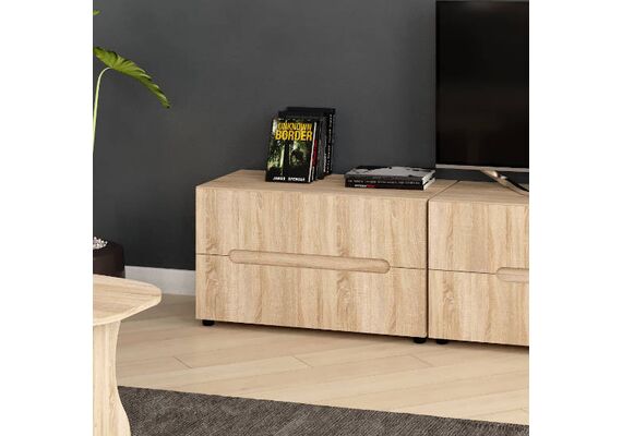 Тумба под телевизор МС ТВ-4, Цвет: Дуб сонома - фото 2