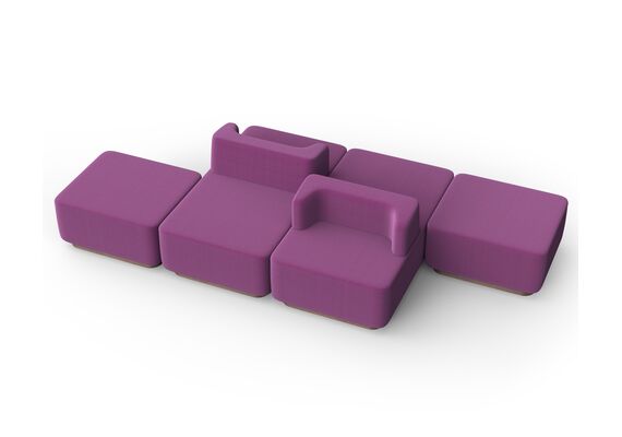 Мягкое дизайнерское двойное кресло Паркер DUO - фото 6