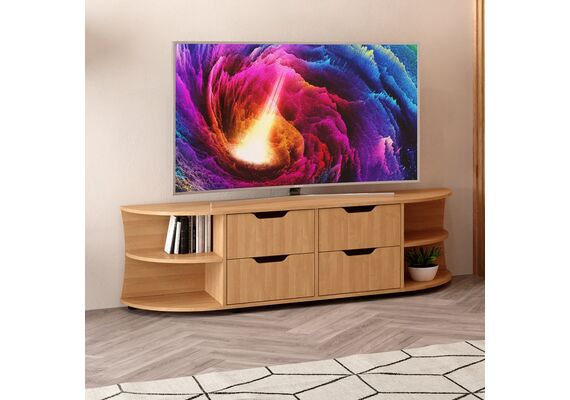 Тумба под телевизор Одесса, Цвет: Бук - фото 2