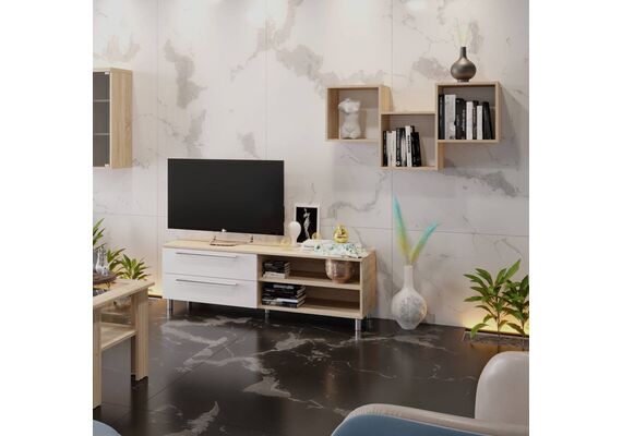 Тумба під телевізор МГ-4 ТВ-1, Колір: Дуб Крафт золотий - фото 2