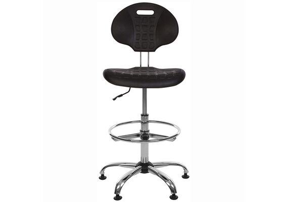 Кресло высокое на винтовой опоре LABORANT GTS ring base CHR61 - фото 2