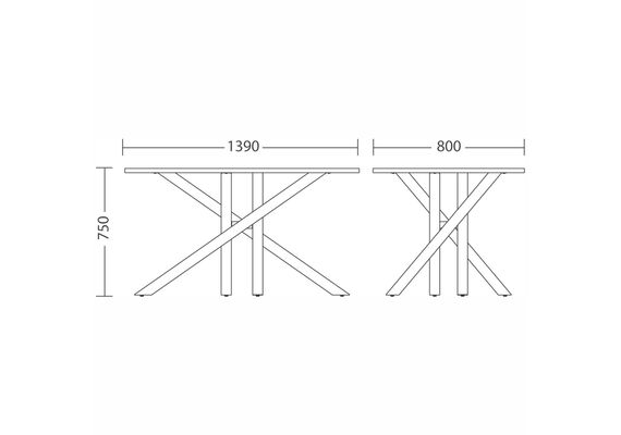 Стол обеденный LUCKY H36 139*90 - фото 4