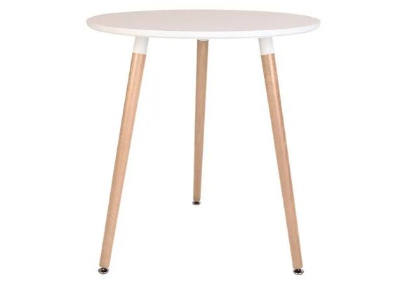 Стіл обідній дерев'яний MODERN WOOD H19 D70/80, Ширина, см: 70, Глибина, см: 70 
