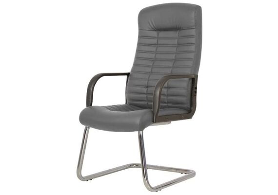 Офісне крісло на полозах BOSS KD CF chrome 