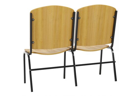 Двомісна секція з фанерними сидіннями Берген - фото 4