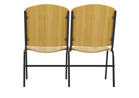 Двомісна секція з фанерними сидіннями Берген - фото 2