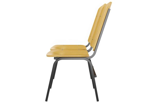 Двомісна секція з фанерними сидіннями Берген - фото 3