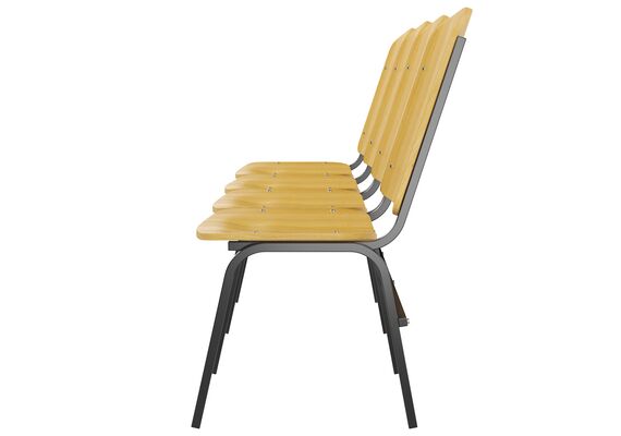 Чотиримісна секція з фанерними сидіннями Берген - фото 3