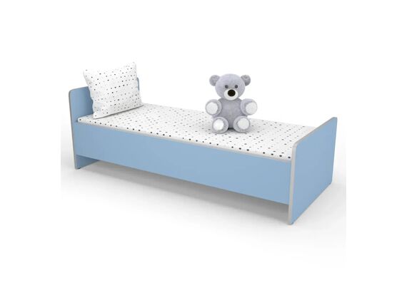 Ліжко дитяче дерев'яне 1438х638x500 Різнокольоровий каркас 