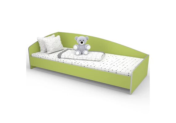 Ліжко дитяче кутове зі спинкою КДО-002 1938х838x600 Різнокольоровий каркас - фото 2