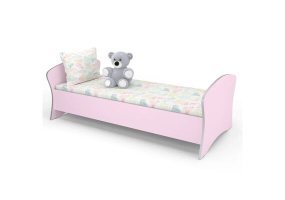 Ліжко дитяче з фігурною спинкою КДФ-003 1438x720x500 Різнокольоровий каркас - фото 2