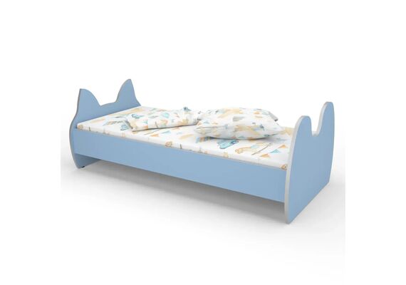 Ліжко дитяче з фігурною спинкою КДФ-002 1438x700x500 Різнокольоровий каркас - фото 2