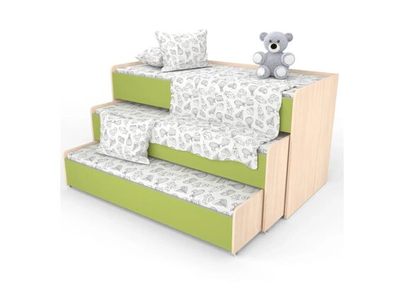 Кровать детская телескопическая 3 яруса - фото 5