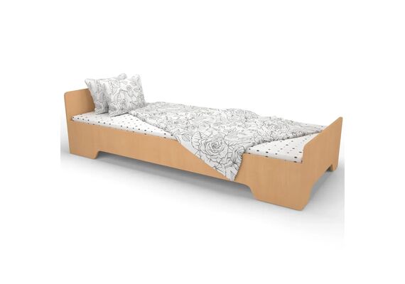 Кровать детская деревянная КДО-005 1932x838x500 Бук/Дуб молочный - фото 2